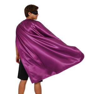 LONG CAPE Costume Cloak Halloween Fancy Dress Coat Jacket Superhero Hot Pink