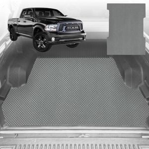 6D Diamond Ute Tub Mat for RAM 1500 Express (DT) 2019-Current Without rambox 6ft 4in Bed Length - Grey