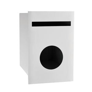 Sandleford White Matilda Fence Mount Letterbox