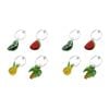 2x 4pc Porto Fiesta Wine Charm Glass Cocktail Drink Marker