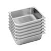 SOGA 6X 1/2 GN Pans Stainless Steel 10cm Deep