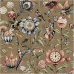 Floral Fun Animals Gold, Wallpaper 10.05m x 53cm Wallpaper Boutique