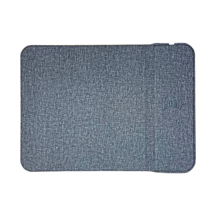 2 in 1 Foldable Mouse Pad With 10W Wireless Charger PU Leather - Grey