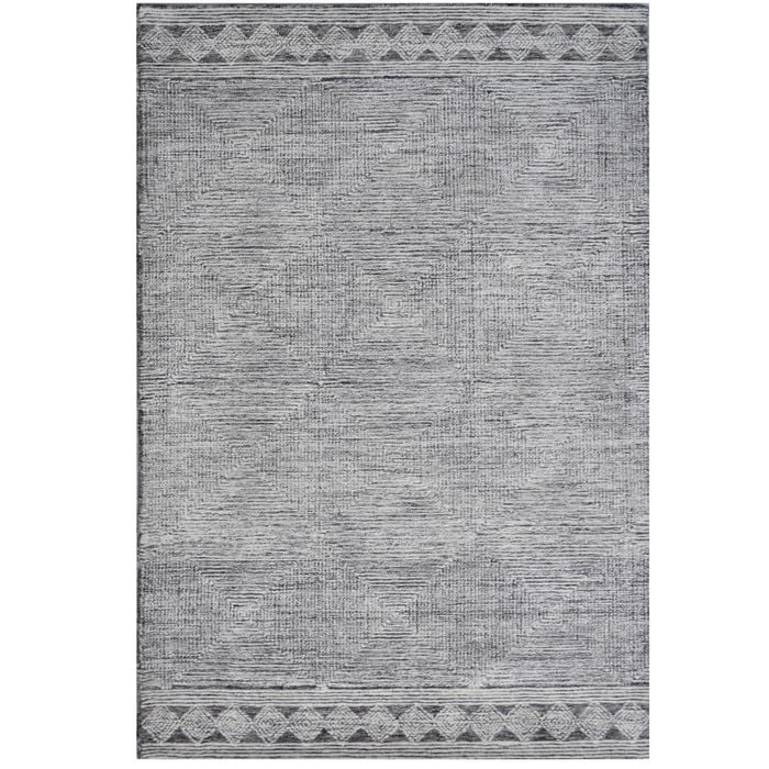 Handmade Designer Wool Rug-Maya 6261-Grey-190x280cm