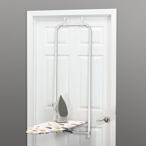 A TopDry door mounted ironing board in situ