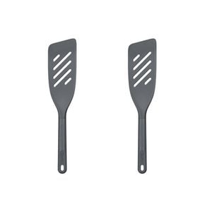 2PK Zyliss Fish Turner Nylon Spatula Flipping Kitchen Utensil 7x33cm Grey
