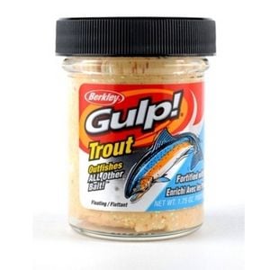 50g Tub of Berkley Gulp! Chunky Cheese Floating Trout Bait Dough