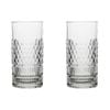 2x 6pc Porto Addison Soda Lime Glass Hi Ball Tumblers Set 350ml Clear