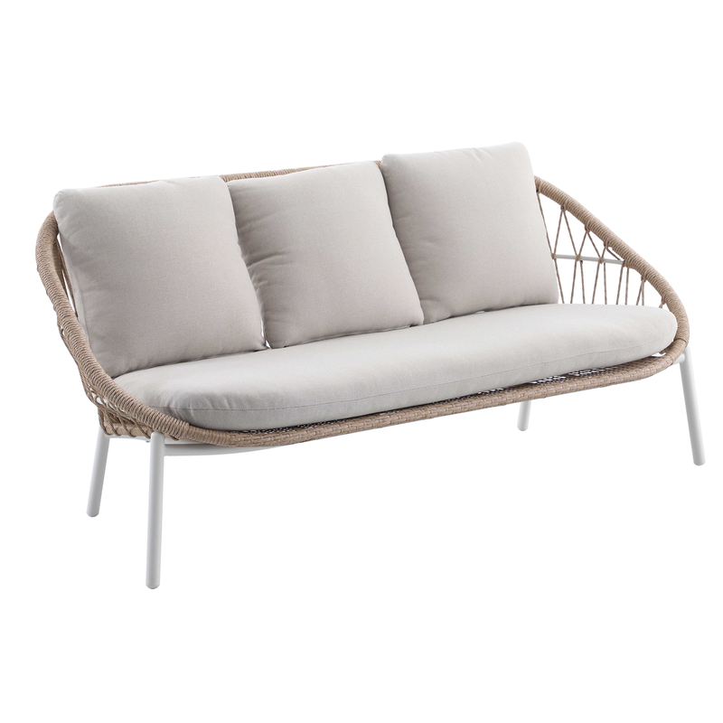 3 Seater Steel Lounge