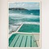 Galrie Stunning Bondi Beach Fine Art Photography Collection for Beach Lovers, Wood Frame, A4 21 x 30cm (8 x 12inch)