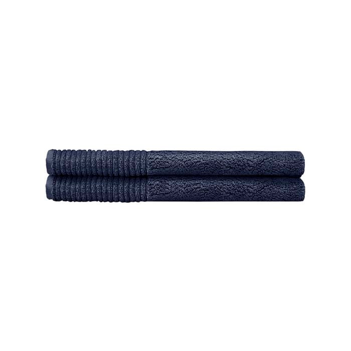 Elvire Bath Mat 2 Pack Navy
