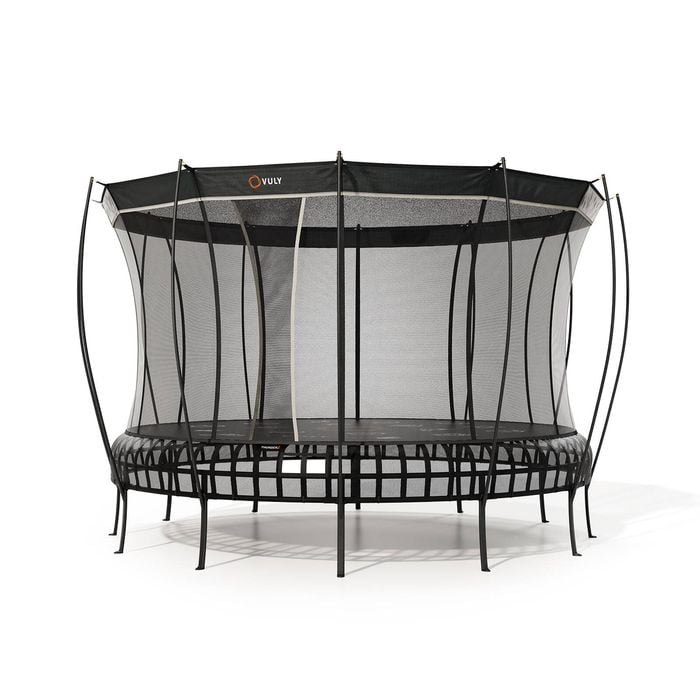 VULY Thunder 2 Extra Large 15ft Springless Trampoline with Enclosure - Round Kids Trampolines with Shade Cover Pro