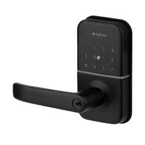 Sylvan Black Smart Entry Lever Handle