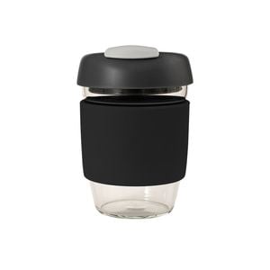 Avanti Go Cup Glass 296ml Black/Charcoal/Grey