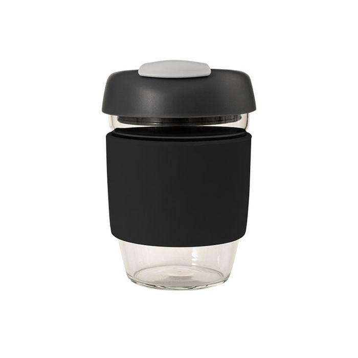 Avanti Go Cup Glass 296ml Black/Charcoal/Grey