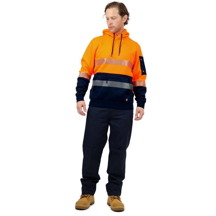 Citeco Orange Hi Vis Taped Hoodie - 2X-Large - Bunnings Australia