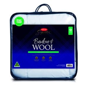 Tontine Super King Signature Bamboo Cotton Wool Quilt - High Warmth