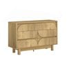 Cosmoliving Arched Oak 6-drawer Chest Storage Dresser