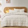 Vintage Design Homewares King Natural French Linen Coverlet Set