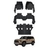 AUSGO 3-Row Set 7D Injection Floor Mats forLexus GX550 Luxury 2024-Onwards Floor Liners