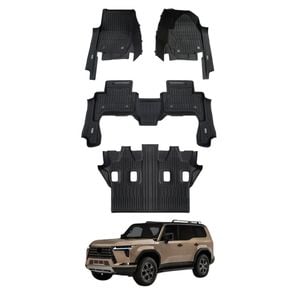 AUSGO 3-Row Set 7D Injection Floor Mats forLexus GX550 Luxury 2024-Onwards Floor Liners