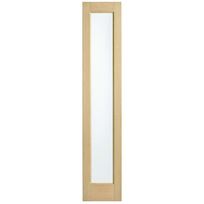 Corinthian 2340 x 400 x 40mm Entrance Door Blonde Oak Translucent Glass AWEOSL21