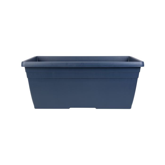 Northcote Pottery 80 x 34cm Navy Villa Rectangle Plastic Trough