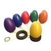 Spectrum Jumbo Ostrich Egg And Spoons (set Of 6)