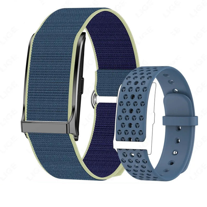 No-Screen Smart Bracelet with Heart Rate Blue