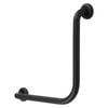 Metlam Australia 450mm x 450mm Designer Black 90 Degree Ambulant Grab Rail