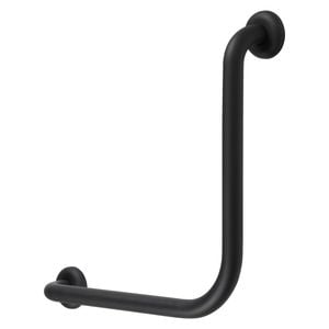 Metlam Australia 450mm x 450mm Designer Black 90 Degree Ambulant Grab Rail