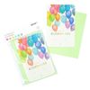 Quill Party Invitation Card & Envelope 8pk (Balloons)