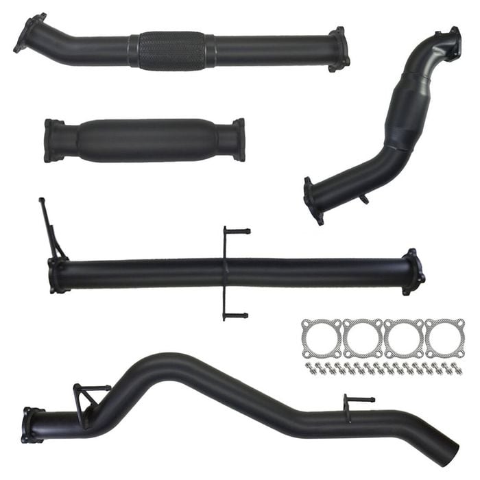 Ignite Exhausts Turbo Back For Mitsubishi Mn Triton 2.5l 3" Cat & Hotdog 409 Stainless Steel