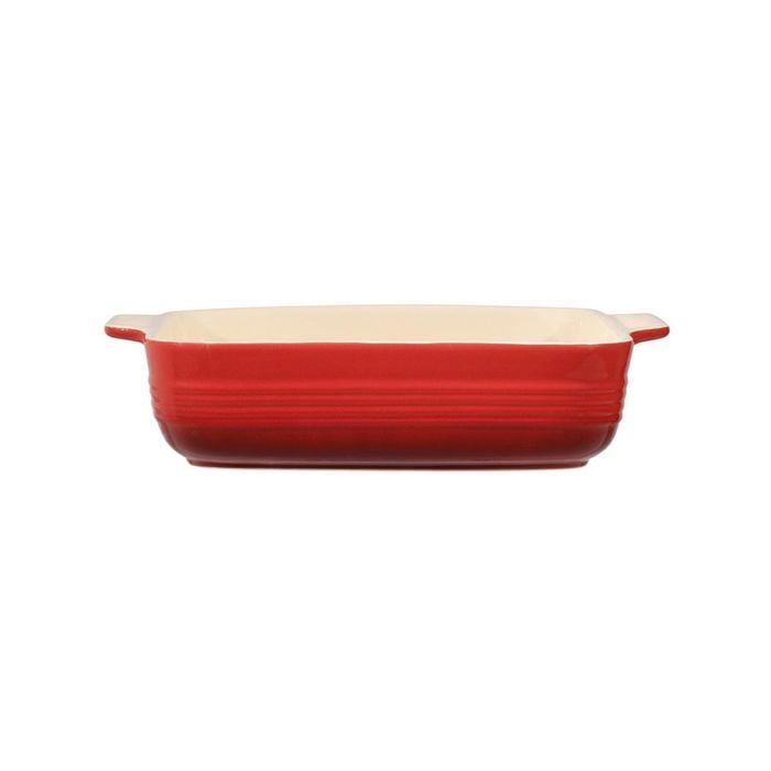 Le Connoisseur Stoneware Square Baking Dish 24cm Red Baccarat