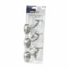 Syneco Satin Nickel Plate Banister Bracket - 3 Pack