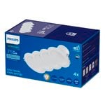 Philips 7.5W 800lm 90mm CCT LED Value Downlight - 4 Pack