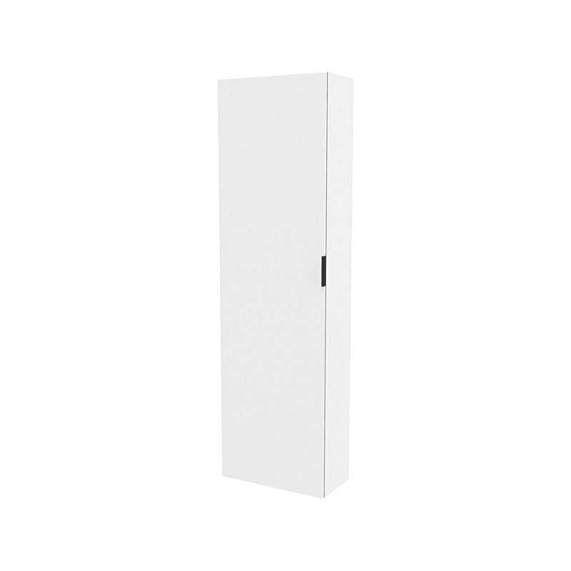 Lugna 2048 x 600 x 280mm White 5 Shelf 1 Left Hand Door Cabinet