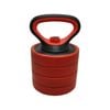 Adjustable Kettlebell Weight Set - 10kg Rubber Weight Plate - Kettlebell Handle