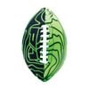 P1 Warrior Football Double Laces Ultra Grip Waterproof Ball 5y Black/green