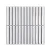 Decor8 296 x 293mm Kenzo White Gloss Porcelain Mosaic Tile