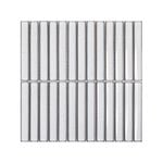 Decor8 296 x 293mm Kenzo White Gloss Porcelain Mosaic Tile