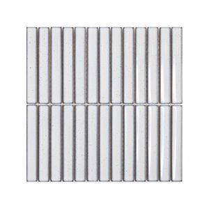 Decor8 296 x 293mm Kenzo White Gloss Porcelain Mosaic Tile