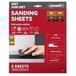 Rocket 800/1200 Wet Dry Sanding Sheets - 6 Pack