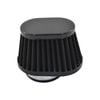 Calflow Air Filter suits VW Solex 30/31/34PICT, Height 80mm, 52mm Neck - Black