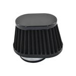 Calflow Air Filter suits VW Solex 30/31/34PICT, Height 80mm, 52mm Neck - Black
