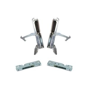 X2 Oem Oven Door Hinges Assembly With Supports 00627449kit, Suits Bosch