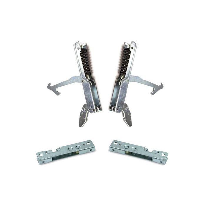 X2 Oem Oven Door Hinges Assembly With Supports 00627449kit, Suits Bosch