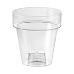 Eden 14cm Clear Round Orchid Planter