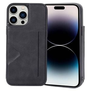 Soka Hanman Card Leather Case (suits Iphone 15 Pro) - Black