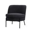 Oikiture Armchair Lounge Chair Accent Couch Chairs Padded Sofa Boucle Charcoal